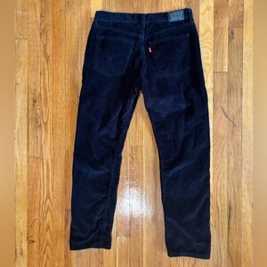 Levi's Black Corduroy Pants Classic Style